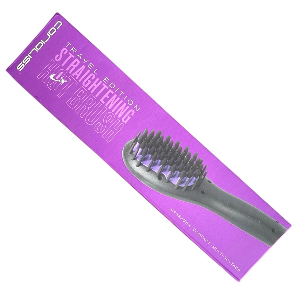 NWT Corioliss Straightening Hot Brush Travel Size